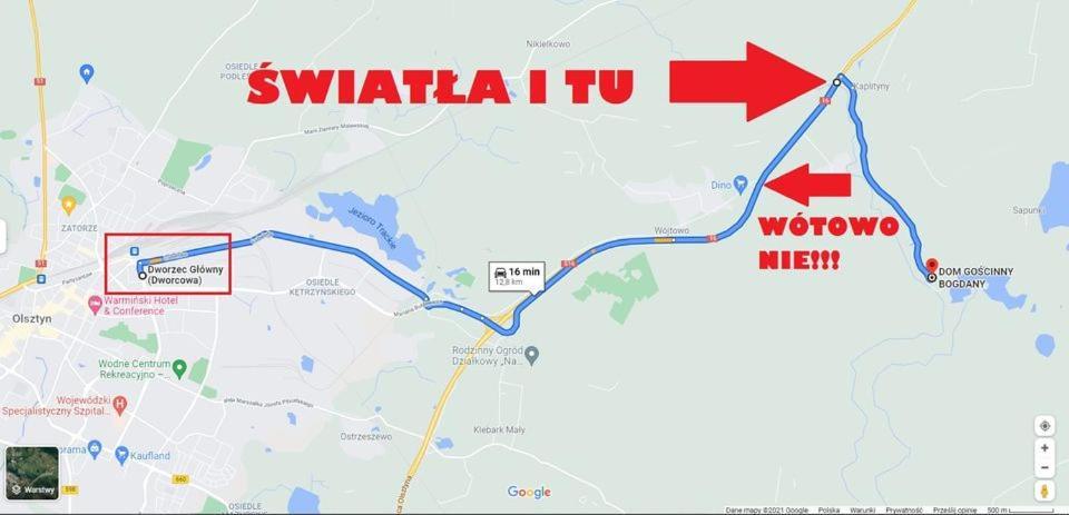 Dom Goscinny Bogdany Barczewo Εξωτερικό φωτογραφία